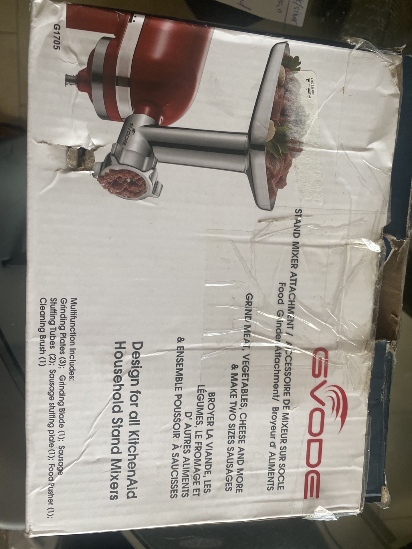 Gvode Kitchen Food Grinder Attachment for KitchenAid Stand Mixers Inc