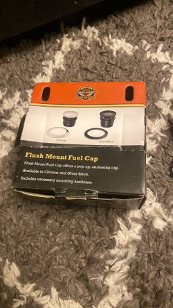 Flush Mount Fuel Cap Black Only Not Used Harley Davidson