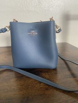 Coach mini Bucket Purse Crossbody Blue