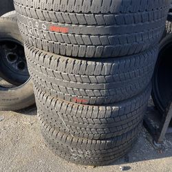 265/60/20 Used Tires 265-60-20 Llantas Usadas