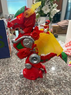 Power Rangers Red Dragon Zord with Figure