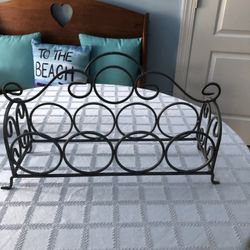 Brushed Nickel Wine Rack