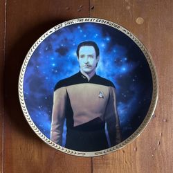 Star trek, collectible plate