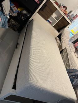 Twin storage Bed with Head board and Mattress