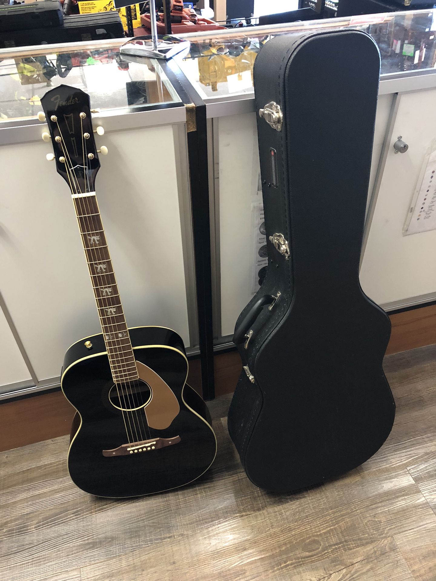 96091 Fender Tim Armstrong Hellcat 10th Anniversary Electric Acoustic Guitar 580825