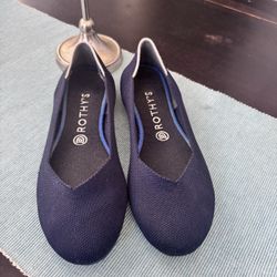 Rothy's The Flat in Maritime Navy size 9