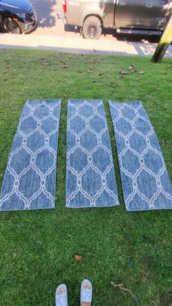 Blue runner Rugs