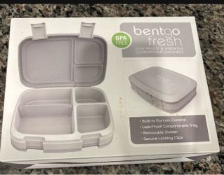 Bentgo Fresh & Versatile Compartment Lunch Box – Gray – Brand New in Box