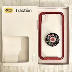 Otterbox Traction Case for iPhone X or XS w/PopSocket