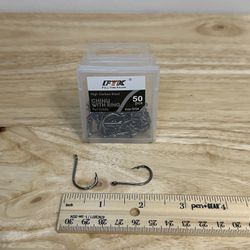 🎣 FISH KING Chinu Circle Hooks – 50pcs 🎣
