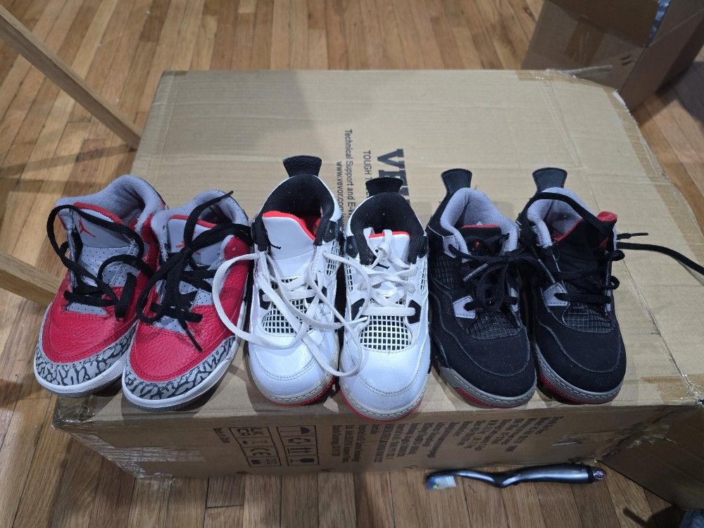Kids Jordan's Size 9  $60 Each