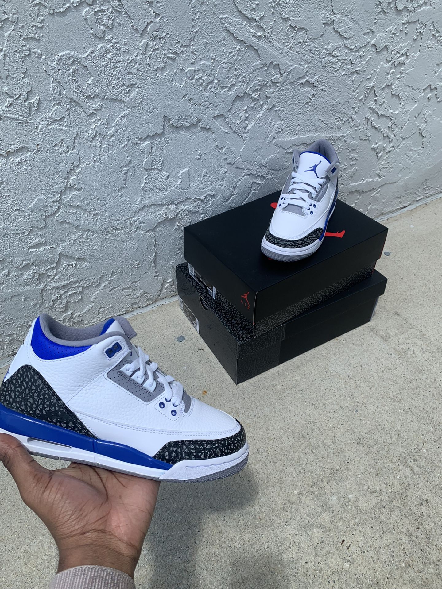 racer blue 3s in store
