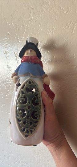 Snowman Ornament, Christ-themed Refrigerator Magnet, Festive Tabletop Decoration