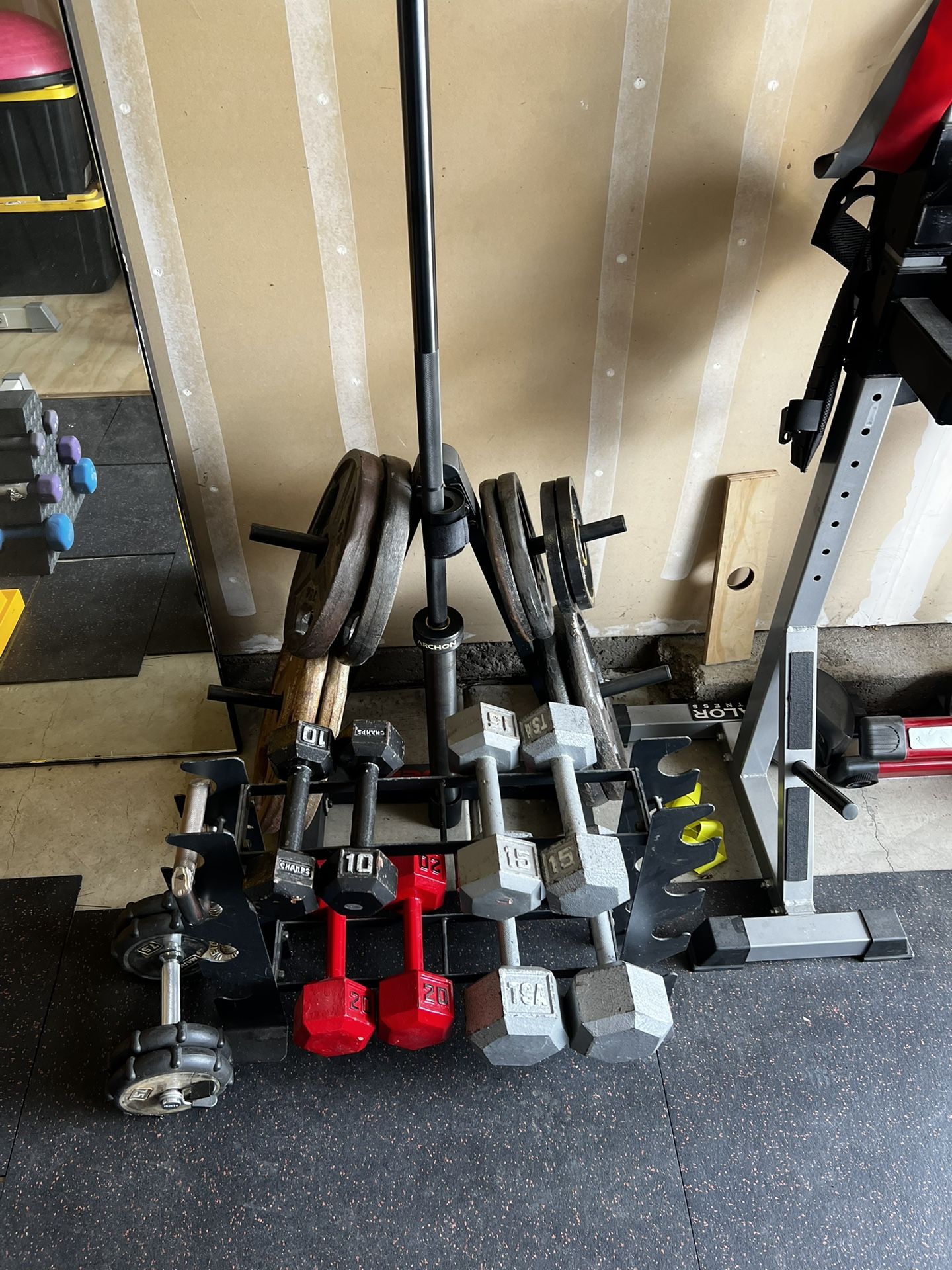 Barbell, Dumbbells And Weights