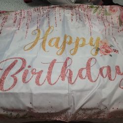 Roses Birthday Banner 