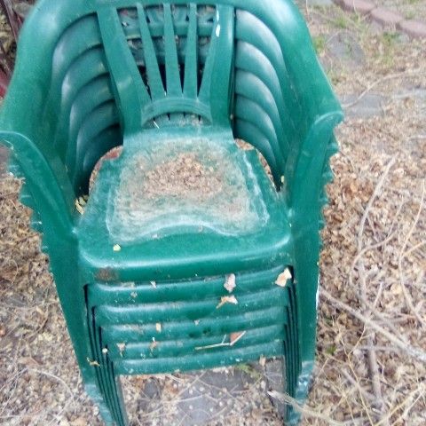 Green Stackable Chairs