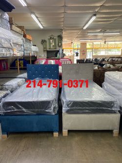 Twin Bed With Mattress 