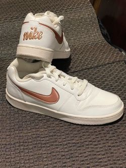 Nike Women’s Ebernon Low BV1156-100 White/Rose Gold /size 7