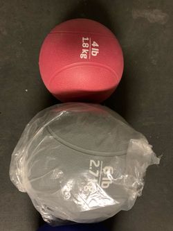 Medicine Balls 4, 6, 8 And 10 Pounds