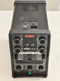 Calumet Elite 2400 Studio Strobe Power Pack, Used, Tested, Working