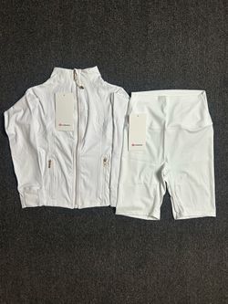 Lululemon define Cropped jacket set