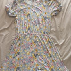 Girls large Dress With Jean Jacket Set