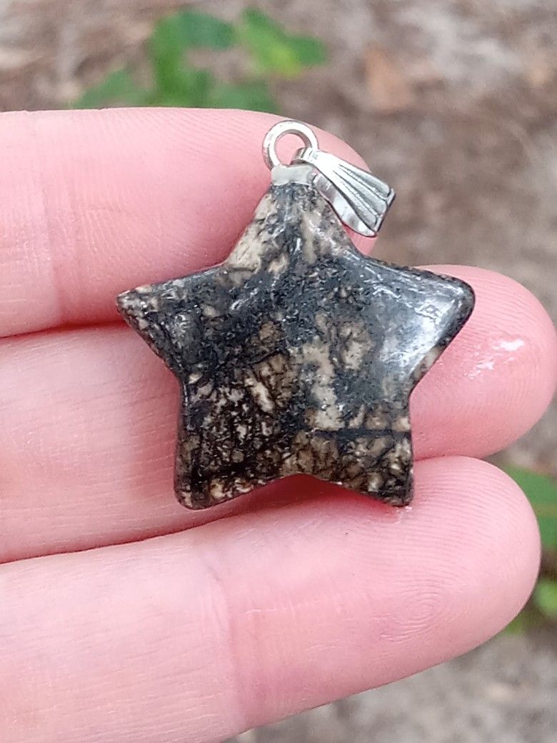 Rhodonite Crystal Star