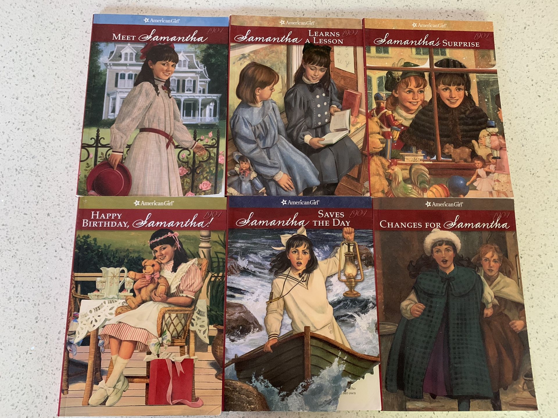 American Girl Samantha book set