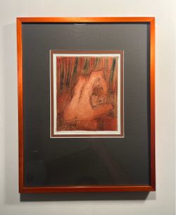 VTG 1998 Deslie Guthrie 'Bird’s Eye View"' Etching 1998 California Artist A/P