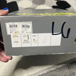 Charlotte Russe Multi Glitter Heels