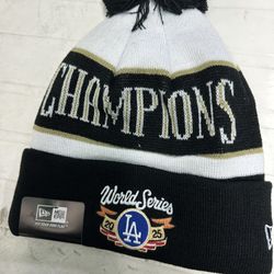 Dodgers World Series Beanie