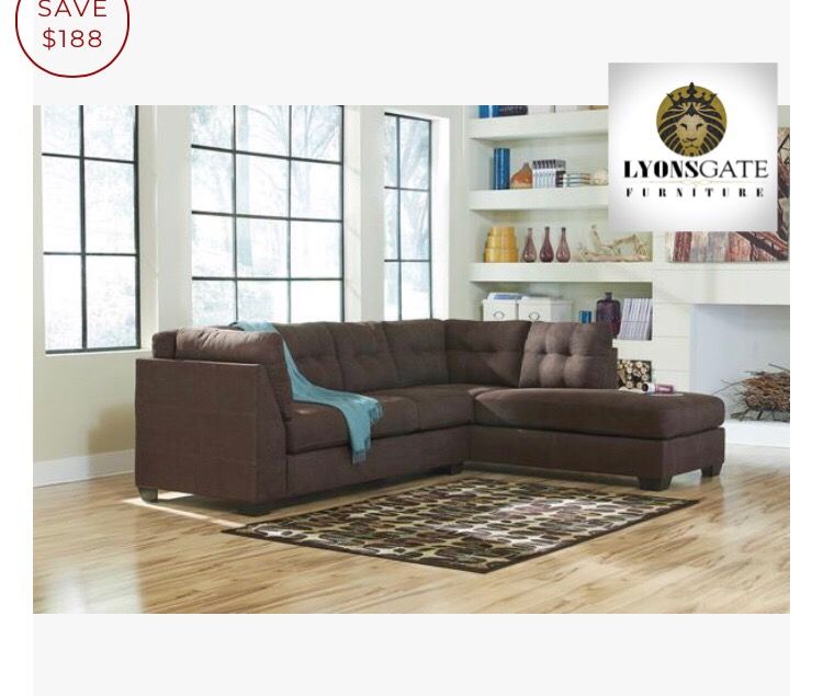New Chocolate plush comfy sectional! Couch and Loveseat set sofa Deals Here today