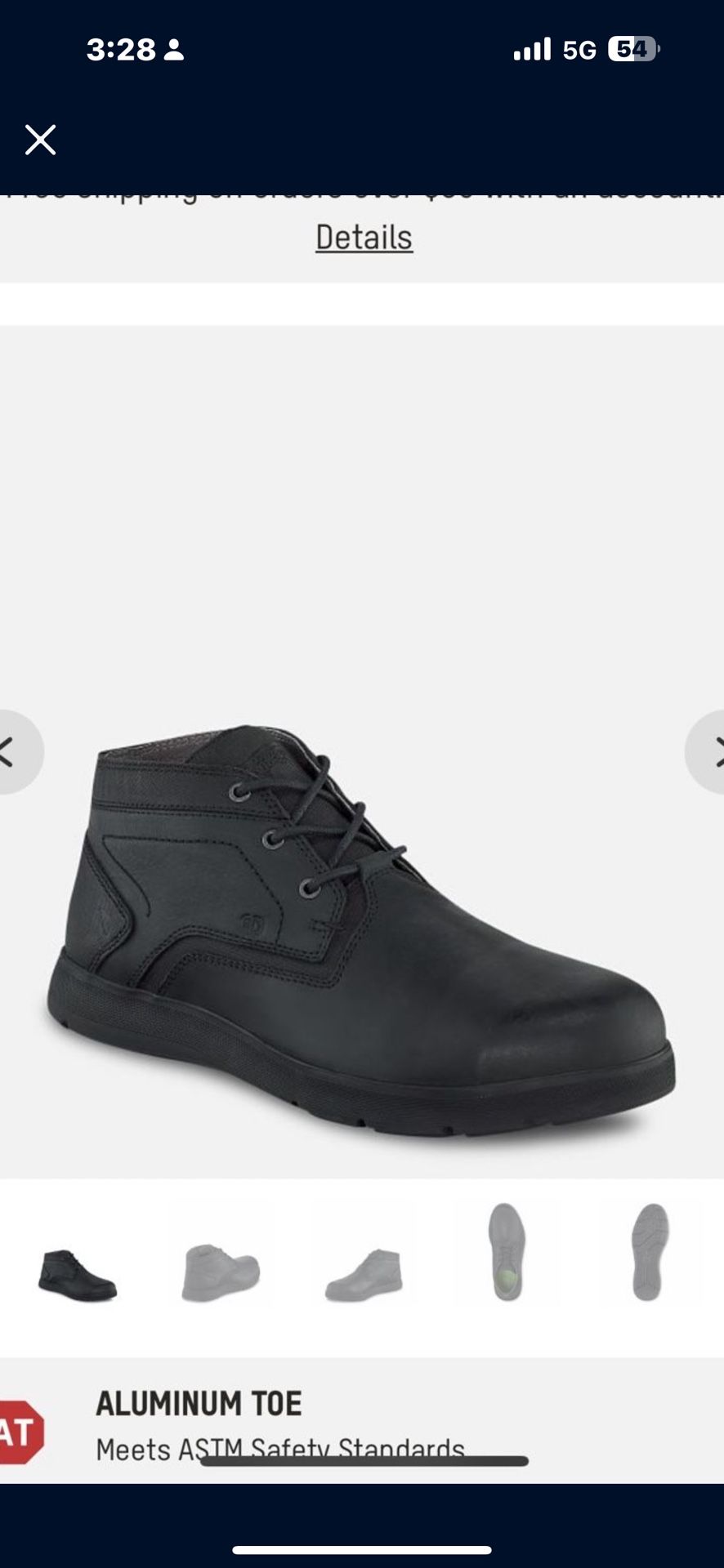 Red Wing Steel Toe Chukka Boots 