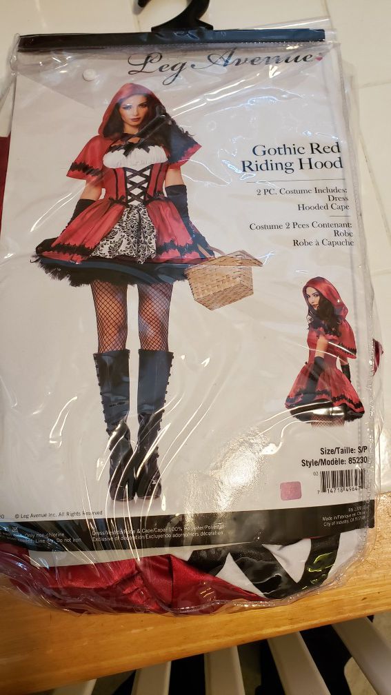 gothic red riding hood costume leg avenue