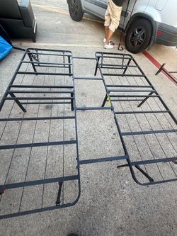 Queen size metal frame $45