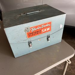 Vintage. Black And Decker Portable Electric Saw