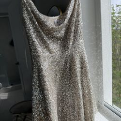 Gold Sparkly Dress 