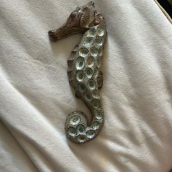 Seahorse Sea Shell Art Work
