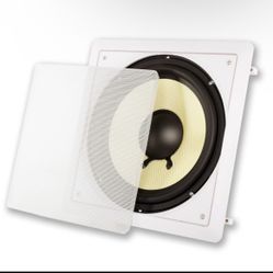 Acoustic Audio HDS10 Flush Mount Passive Subwoofer In Wall with 10" Speaker