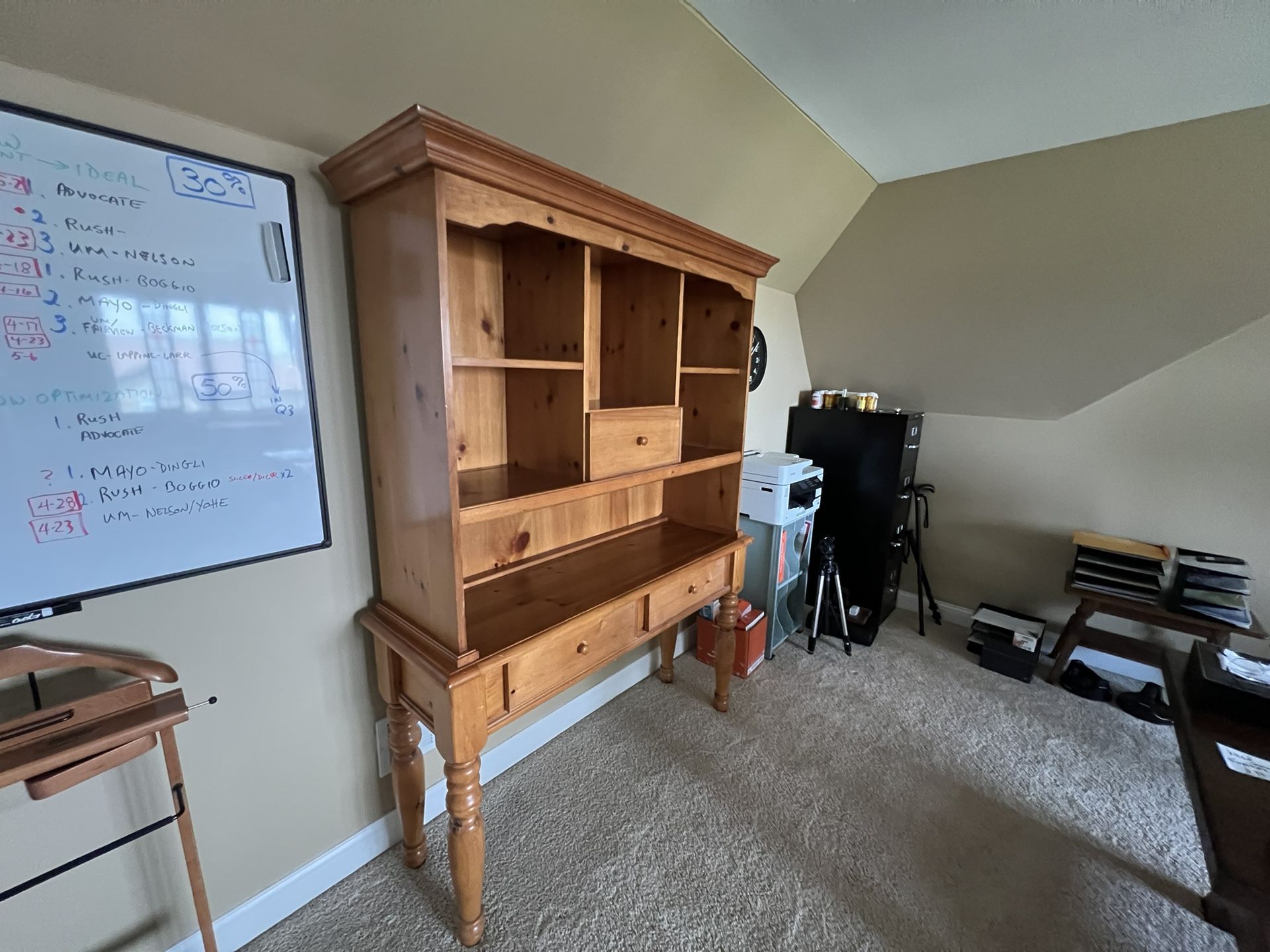 Wooden Display Hutch