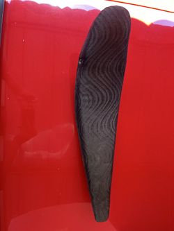 Black suede banana seat