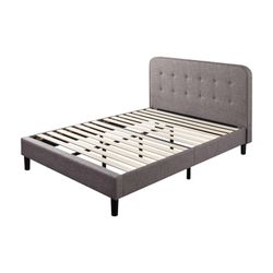 NEW ZINUS Upholstered Platform Bed Frame QUEEN 