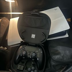 PS5 Console + DualSense Edge Pro Controller + Case (Bundle)