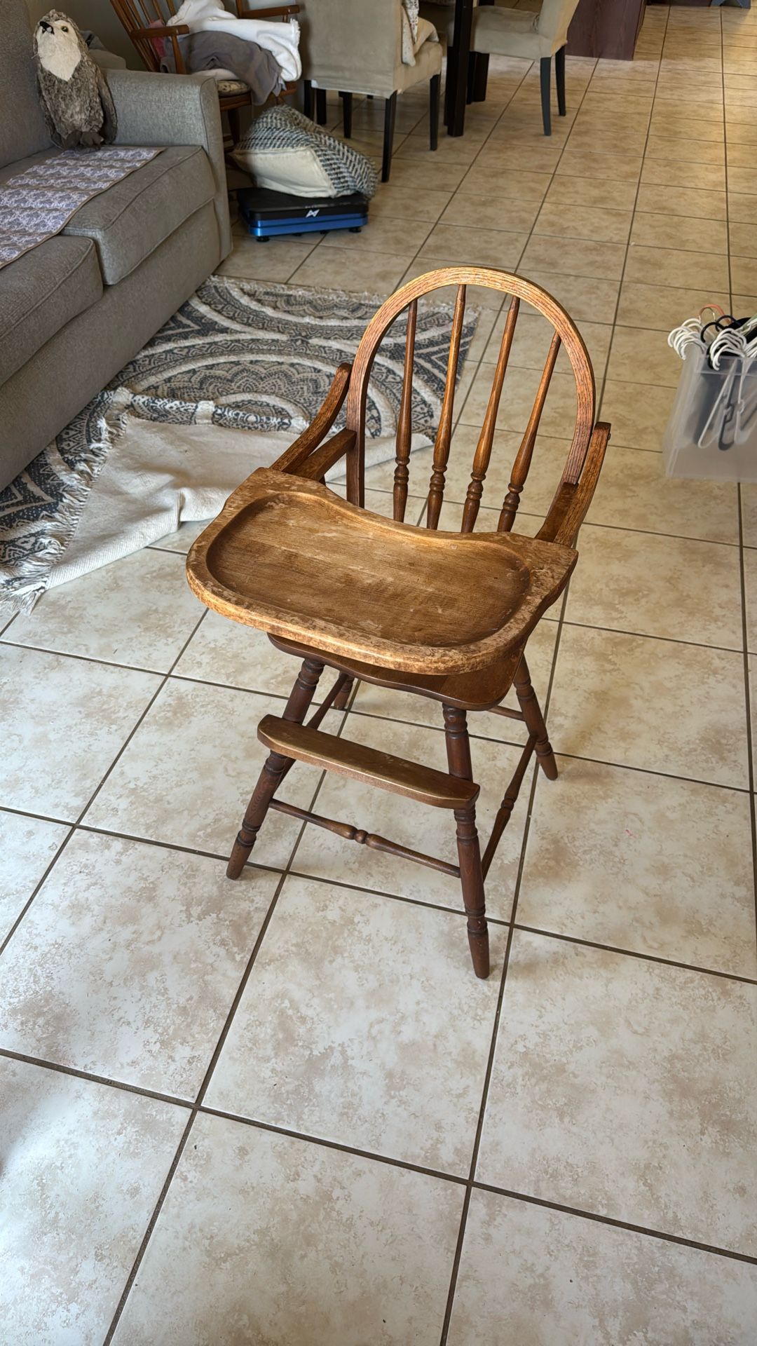 Wooden High Chair