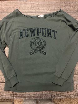Garage off shoulder sweater