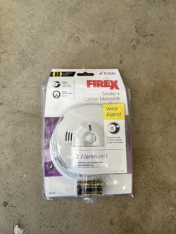 Kidde Intelligent Detector Alarm Battery Operated Combination Smoke & Carbon Monoxide Detector Alarm 