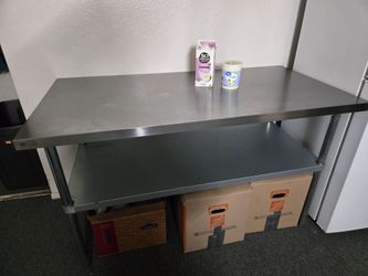 Stainless steel table