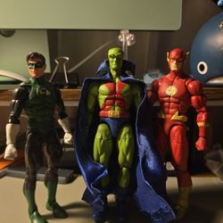 Custom GL, Flash and Martian Manhunter
