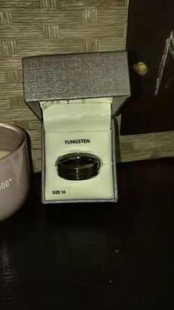 Sz 10 Tungsten wedding band