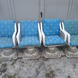 Vintage Spun Fiberglass Chairs 